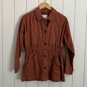 Madewell Ashgrove Chore Jacket in Warm Umber